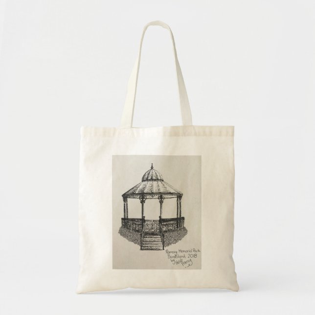 Romsey Memorial Park Bandstand Bag (Front)