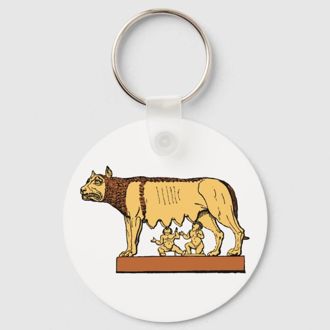 Romulus and Remus Keychain (Front)