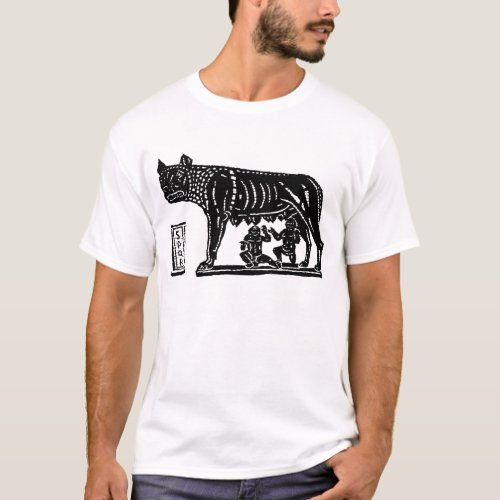 Romulus and Remus Roman Mythology T_Shirt