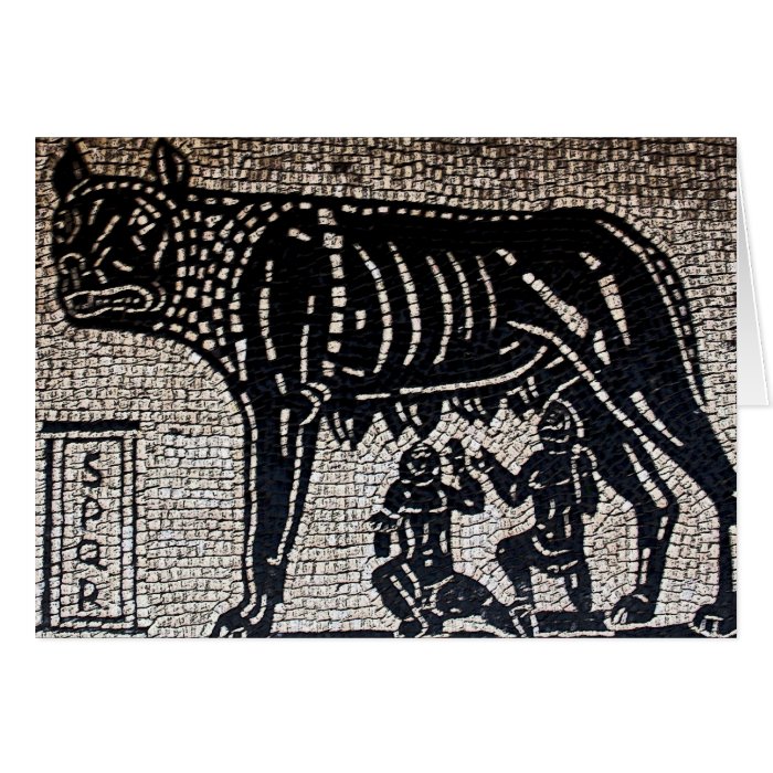 Romulus & Remus Greeting Card