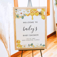 Romy - Floral Bumble Bee Baby Shower Welcome
