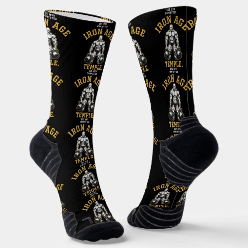 Ron Age Temple Est 1978 Committed | Vintage Gym Socks