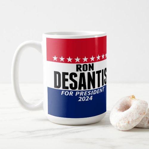 Ron Desantis 2024 classic blue red for president Coffee Mug