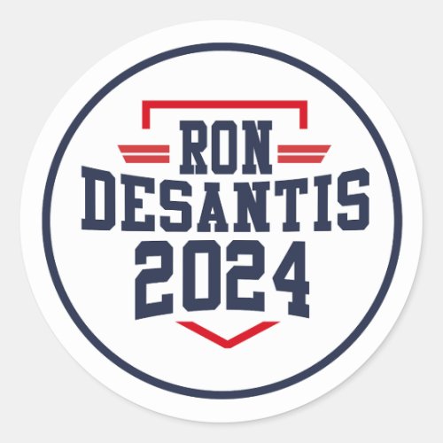 Ron DeSantis 2024 Classic Round Sticker