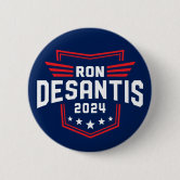 Ron DeSantis 2024 President Campaign Buttons - Set Of 8 (2.25 Inches) - Make America Florida