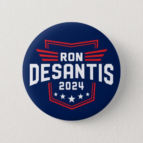 Ron Desantis 2024 for president election Button