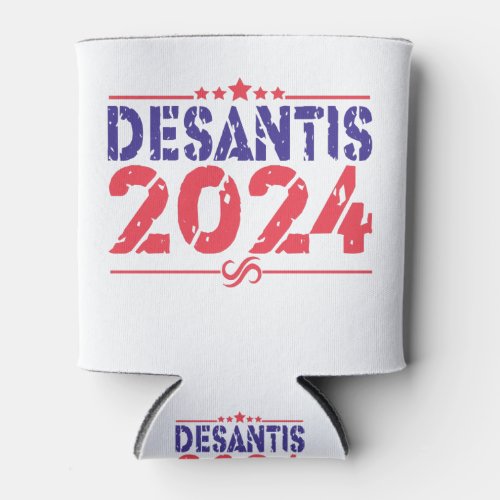 Ron DeSantis 2024 President Election Vintage Gift Can Cooler
