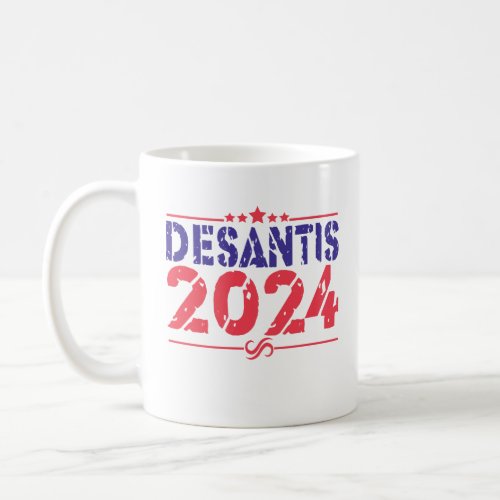 Ron DeSantis 2024 President Election Vintage Gift  Coffee Mug