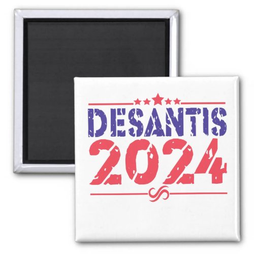 Ron DeSantis 2024 President Election Vintage Gift Magnet