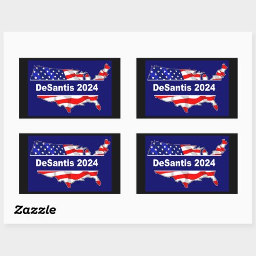 Ron DeSantis 2024 USA Rectangular Sticker