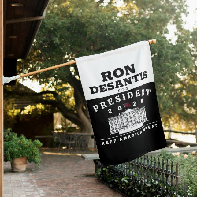 RON DESANTIS 2028 HOUSE FLAG (In SItu)