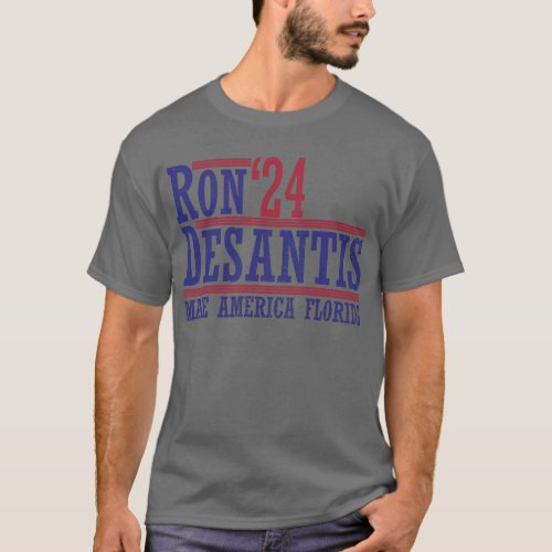 Ron Desantis 24 Make America Florida 2024 T_Shirt