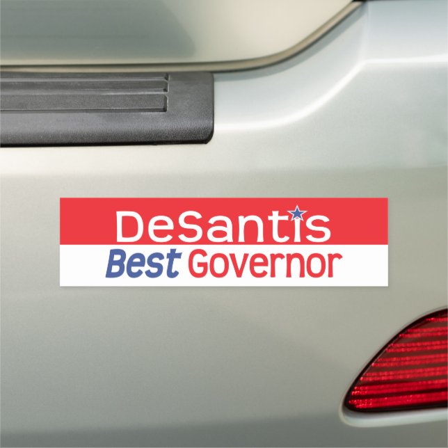 Ron DeSantis Best Governor Car Magnet (In Situ)