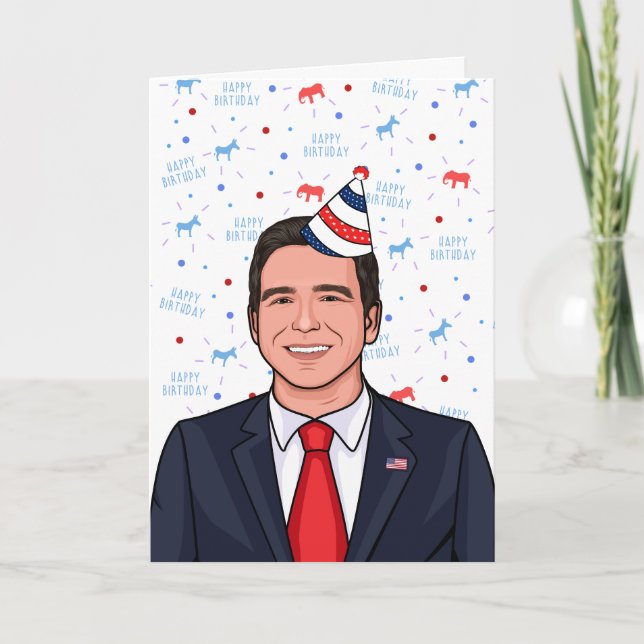 Ron DeSantis Birthday Card (Front)