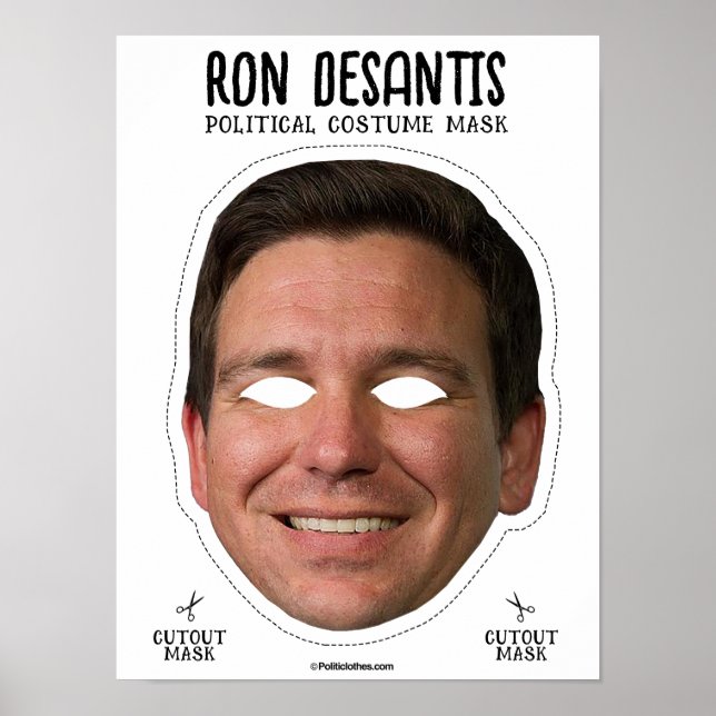 Ron Desantis Costume Mask Poster (Front)