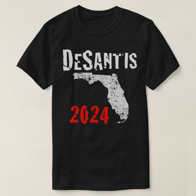 Ron DeSantis Florida Governor Republican State 202 T-Shirt (Design Front)