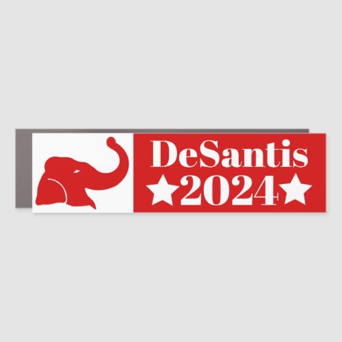Ron DeSantis For President 2024 bumper sticker Car Magnet
