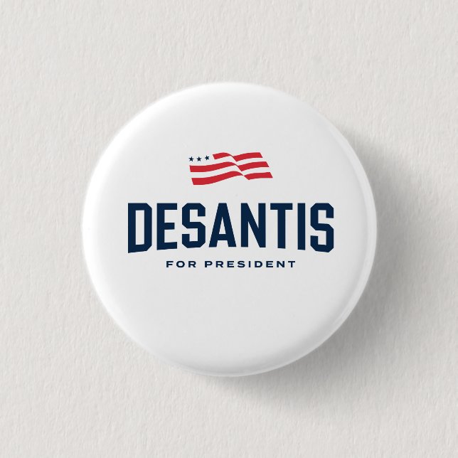 Ron DeSantis for President 2024 Button (Front)