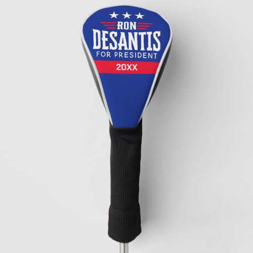 Ron DeSantis for President 2024 _ Campaign Golf Head Cover