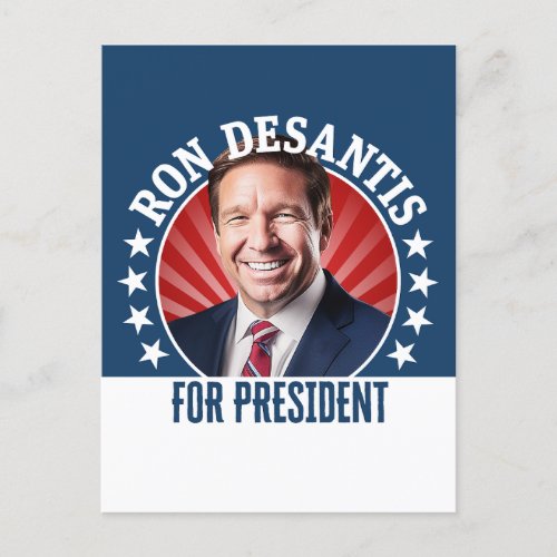 Ron DeSantis for President 2024 _ Campaign Photo Postcard