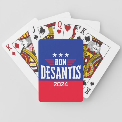 Ron DeSantis for President 2024  _ Campaign Poker Cards