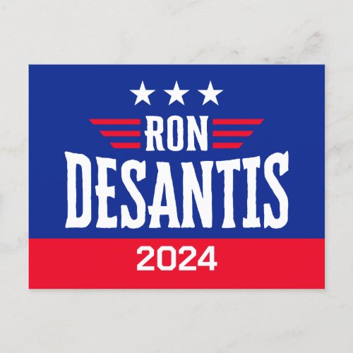 Ron DeSantis for President 2024  _ Campaign Postcard