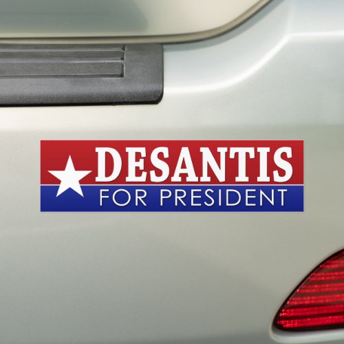 Ron DeSantis for President 2024 _Campaign star Bumper Sticker