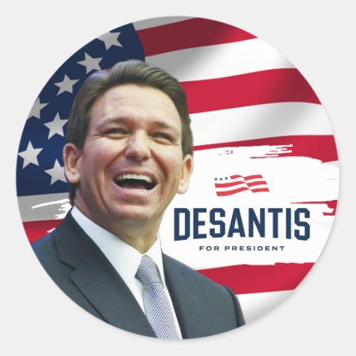 Ron DeSantis for President 2024 Classic Round Sticker