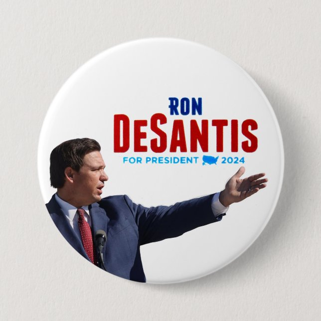 Ron DeSantis for President Button (Front)