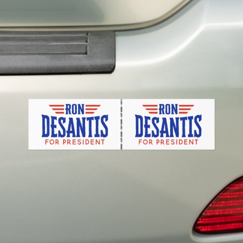 Ron DeSantis for President _ Campaign bogo Bumper Sticker