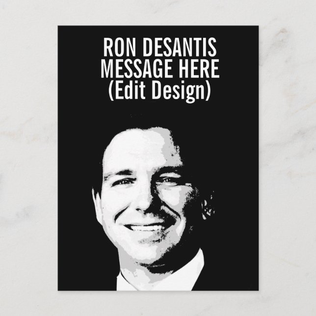 Ron Desantis Personalized Postcard (Front)