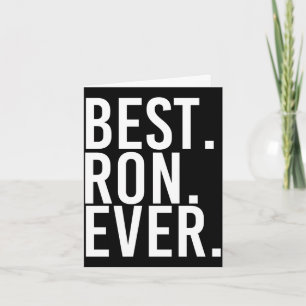 Ron ever funny men father's gift idea performance  card