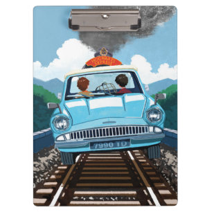 Ron & HARRY POTTER™ in Flying Car to HOGWARTS™ Clipboard