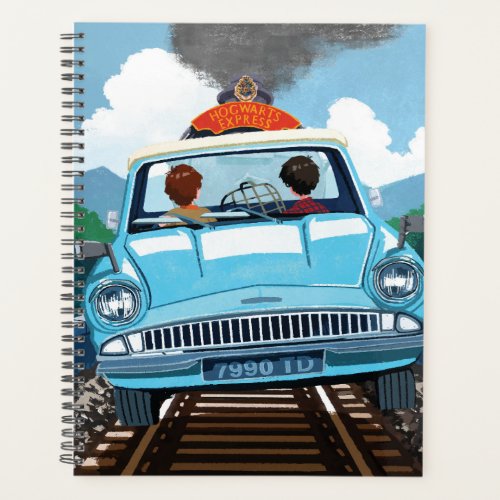 Ron  HARRY POTTER in Flying Car to HOGWARTS Planner