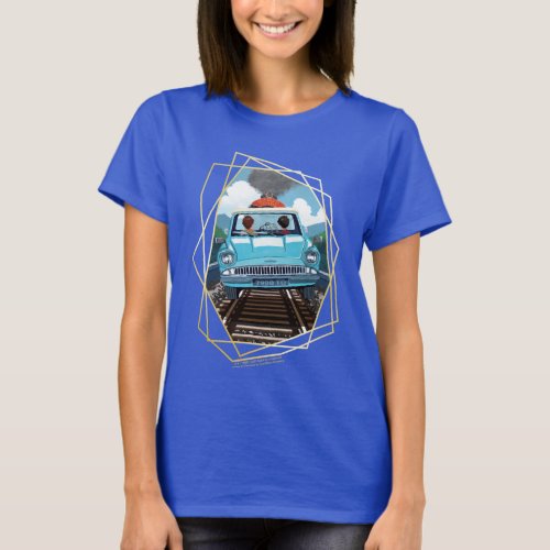 Ron  HARRY POTTER in Flying Car to HOGWARTS T_Shirt
