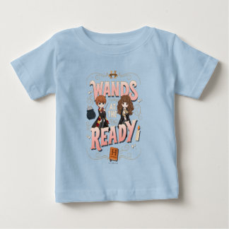 Ron & Hermione Wands at the Ready Baby T-Shirt