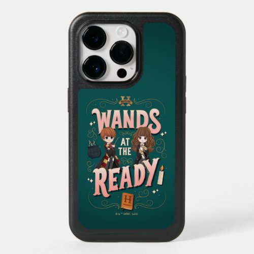 Ron  Hermione Wands at the Ready OtterBox iPhone 14 Pro Case