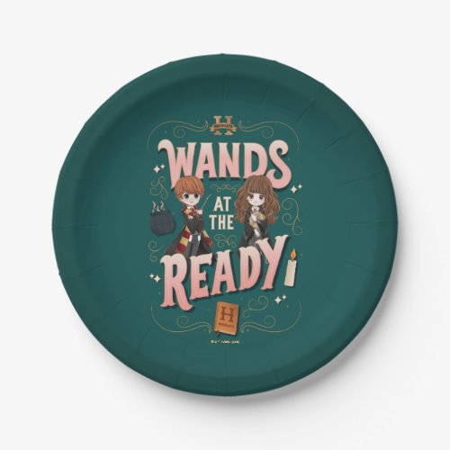 Ron  Hermione Wands at the Ready Paper Plates