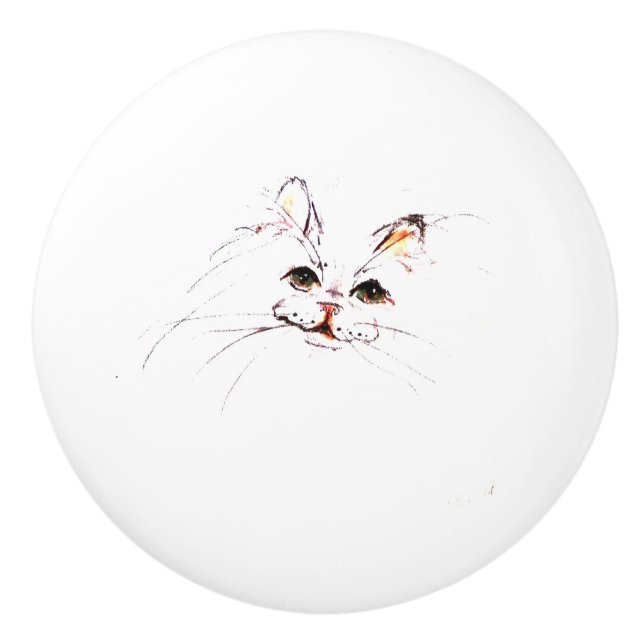 Ron Hevener Ceramic Knob (Front)