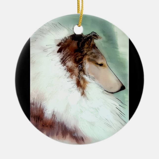 Ron Hevener Ceramic Ornament (Front)