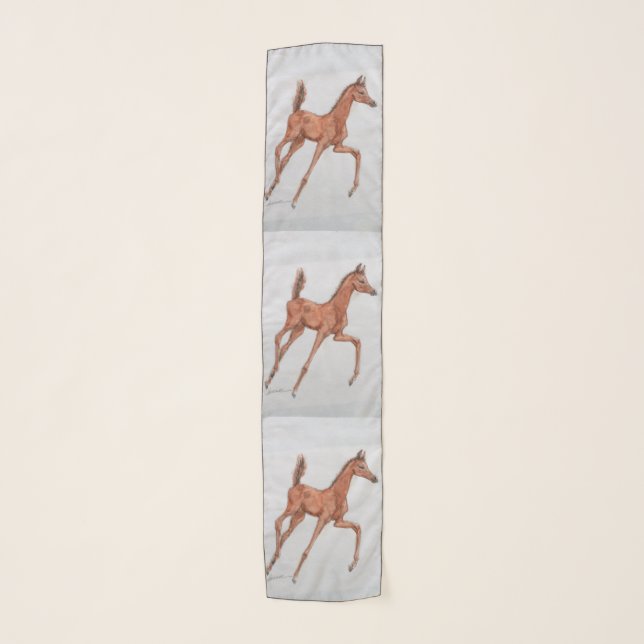 Ron Hevener Dancing Foal . . . Scarf (Front)