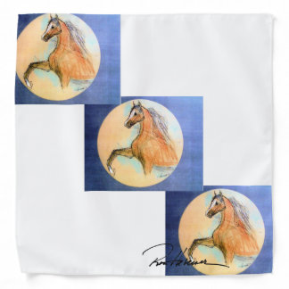 Ron Hevener Glamour Horse Fashion Scarf Bandana