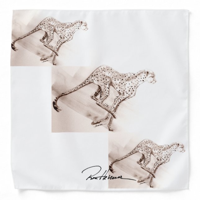 Ron Hevener Glamour Scarf "Catch Me!" Bandana (Front)