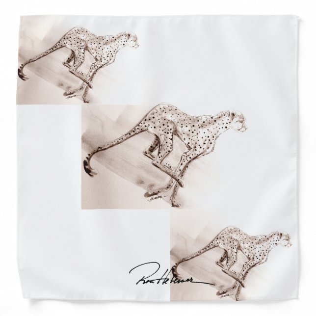 Ron Hevener Glamour Scarf "Catch Me!" Bandana (Front)