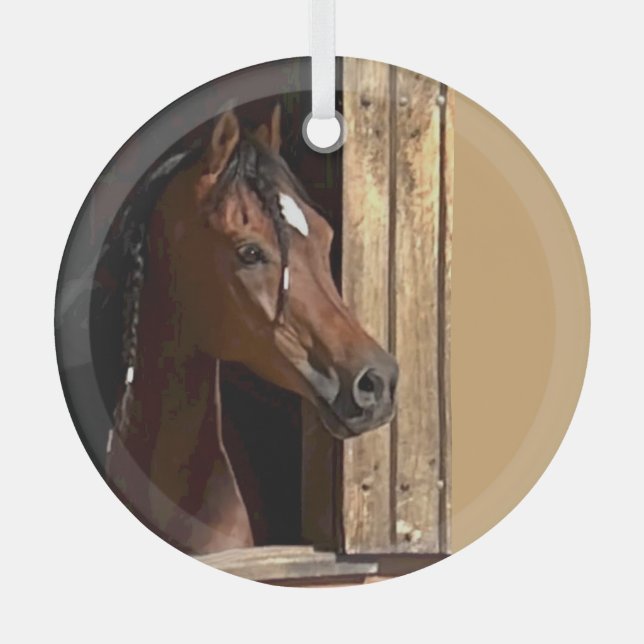 Ron Hevener Glass Ornament (Front)