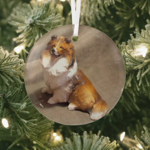 Ron Hevener Glass Ornament
