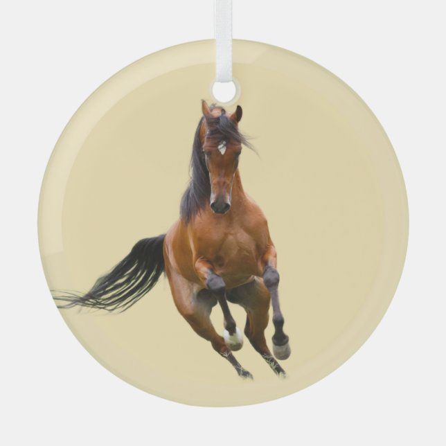 Ron Hevener Glass Ornament (Front)