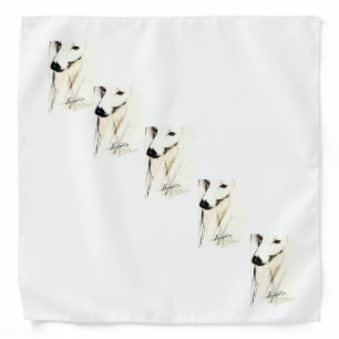 Ron Hevener Greyhound Soulmate Glamour Scarf   Bandana