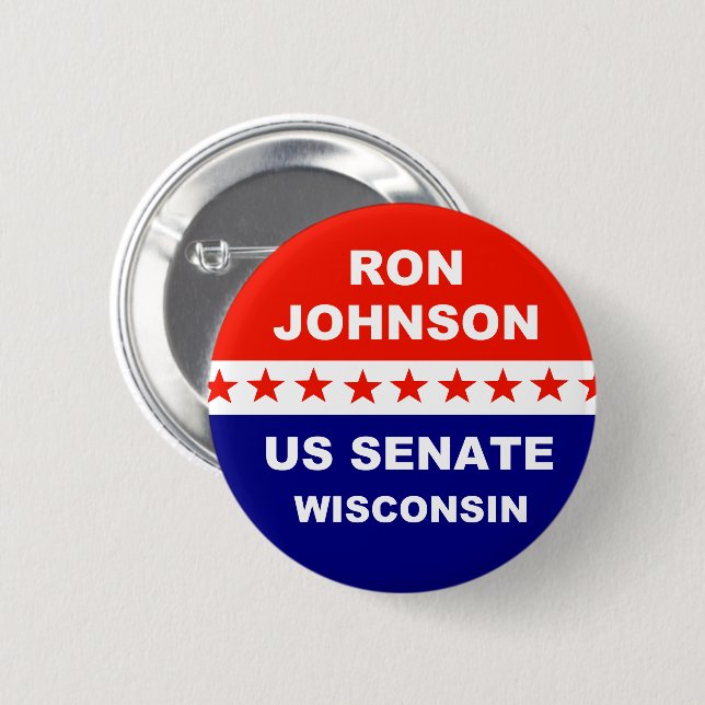 Ron Johnson US Senate Wisconsin 2022 Button (Front & Back)