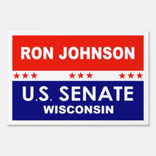 Ron Johnson US Senate Wisconsin 2022 Sign